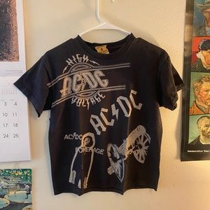 AC DC band tee